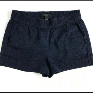 J. Crew shorts size 2 textured shorts navy blue
